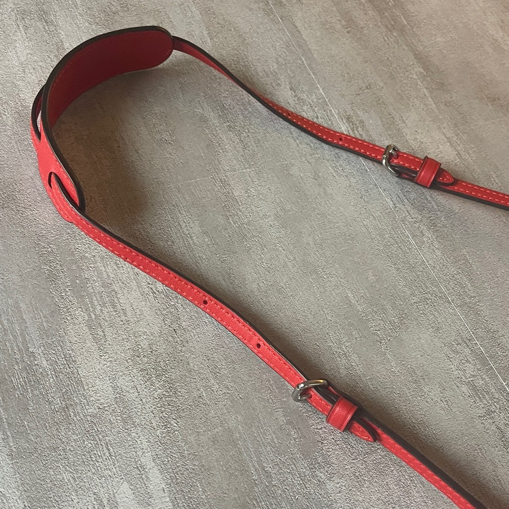 COACH- Poppy Red Shoulder Bag- Penelope- like new - Picture 6 of 14